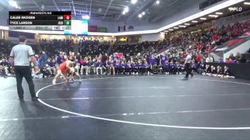 157 lbs Semis - Caleb Skogen, Lake Mills vs Tyce Larson, Jesup