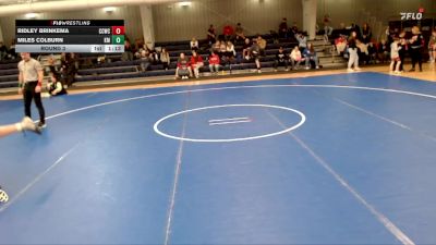 147-159 lbs Round 3 - Miles Colburn, Kearney Matcats vs Ridley Brinkema, Chase County Wrestling Club
