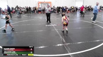 55 lbs Champ. Round 1 - Grayson Link, Summerville Takedown vs Oliver Smith, Carolina Reapers