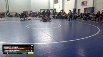 184 lbs Champ. Round 1 - Garrett Storch, Pennsylvania College Of Technology vs Christopher Eames, College At Brockport