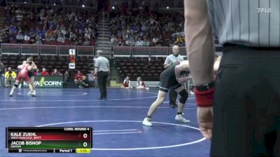 1A-190 lbs Cons. Round 4 - Jacob Bishop, Hinton vs Kale Zuehl, West Hancock, Britt