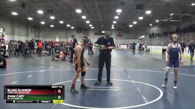 105 lbs Champ. Round 1 - Evan Cary, Oc Thunder WC vs Blake Slanker, Charlotte Grapplers