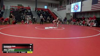 130 lbs Quarterfinal - Shannon Finn, Williamsburg vs Kaly Thomas, Clear Creek-Amana