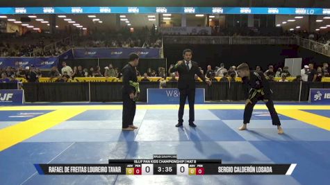 Rafael De Freitas Loureiro Tavar vs Sergio Calderón Losada 2026 Pan Kids Jiu-Jitsu IBJJF Championship