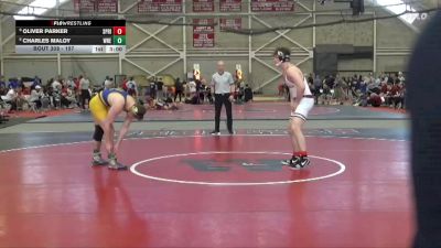 197 lbs 7th Place Match - Oliver Parker, Springfield vs Charles Maloy, Western New England