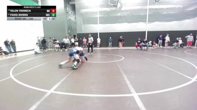 144 lbs Champ. Round 3 - Favio Rivero, Rocks Wrestling Club vs Talon Verbeck, Maize WC