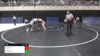 148 lbs Round Of 16 - Alyssa Crist, Palm vs Summer Sassi, Pennsville Township