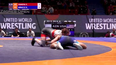 62 kg Quarterfinal - Kayla Miracle, USA vs Veranika Ivanova, AIN
