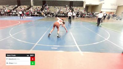 107-I2 lbs Semifinal - Paul Vasaturo, West Islip vs Mariano Droz, Bitetto Trained Wrestling