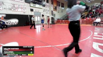 110 lbs Champ. Round 1 - Norah Zamora, Long Beach Wilson vs Lisa Diaz, JW North