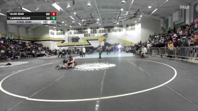 150 lbs Cons. Semi - Alan Jean, Montgomery vs Landon Nelms, Carlsbad
