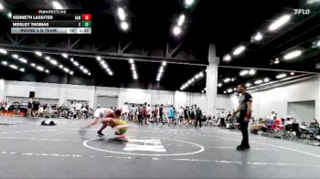 157 lbs Round 3 (6 Team) - Wesley Thomas, Croatan vs Kenneth Lassiter, Ga Misfits