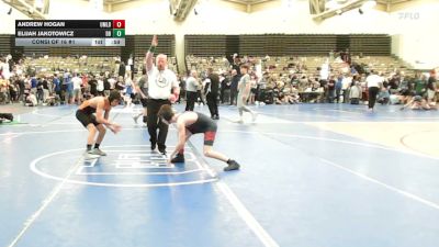110-I lbs Consi Of 16 #1 - Andrew Hogan, Upper Moreland vs Elijah Jakotowicz, Dover Bandits