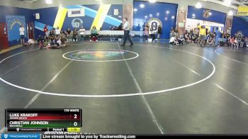 170 White Quarterfinal - Luke Krakoff, Jensen Beach vs Christian Johnson, Buchholz