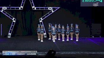 Lions Cheer Company - Courage [2025 L2 Youth - D2 Day 2] 2025 Nation's Choice Grand Nationals