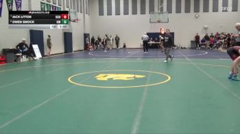 106 lbs Cons. Round 2 - Owen Smock, Iowa City, West vs Jack Litton, Iowa City, City High