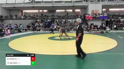 160 lbs Final - Drayvn Roberts, East Hartford vs Khalil Bourjelli, New Milford