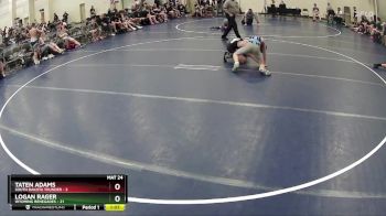 102 lbs Round 5 (6 Team) - Logan Rager, Wyoming Renegades vs Taten Adams, South Dakota Thunder