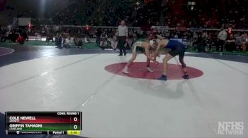 4A 126 lbs Cons. Round 1 - Cole Newell, Emmett vs Griffin Tamagni, Lakeland