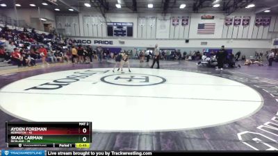 100 lbs Cons. Round 4 - Skadi Carman, Richland vs Ayden Foreman, Hermiston