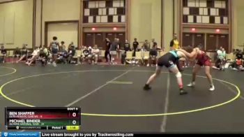 167 lbs Semis & 1st Wrestleback (8 Team) - Michael Binder, Olympia National Team vs Ben Shaffer, Elite Athletic Club WE