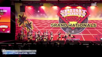 West Coast Fame Allstars - VICIOUS [2026 L2 Senior - D2 - Small Day 3] 2026 Spirit Sports Grand Nationals