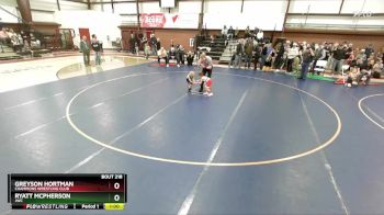 36 lbs Cons. Semi - Greyson Hortman, Champions Wrestling Club vs Ryatt Mcpherson, JWC