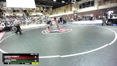 215 lbs Cons. Round 3 - Aavion Bobbitt, Mira Mesa vs Jaxon Smith, Chaparral