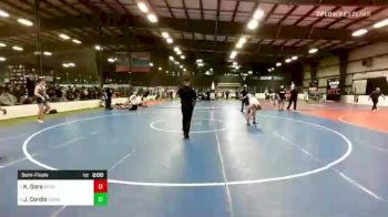 170 lbs Semifinal - Kyle Gora, Smittys Barn vs Joshua Cordio, Doughboy