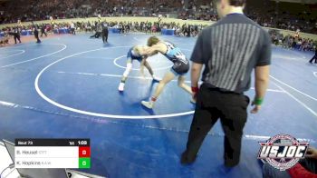 106 lbs Quarterfinal - Brody Heusel, Standfast vs Karson Hopkins, R.A.W.