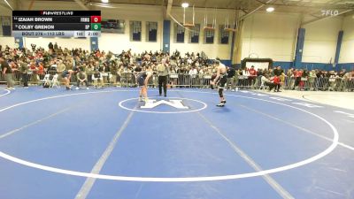 113 lbs Consi Of 8 #2 - Izaiah Brown, Framingham vs Colby Grenon, Bristol-Plymouth