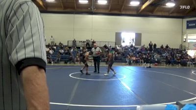 125 lbs Cons. Round 3 - Quentin Barros-Santiago, Rio Hondo College vs Christian Garcia, Cal Poly SLO