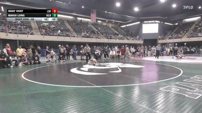58 lbs Consolation - Quay Vogt, Lewistown vs Makai Long, Wilmington