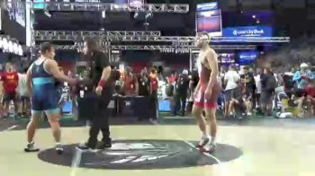 195 lbs Round Of 32 - Adam Haselius, Michigan vs Kyvan Bandy, Indiana