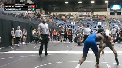 125 lbs Cons. Round 2 - Giovanni Broling, Waldorf (Iowa) vs Desmond Mayfield, Murray State
