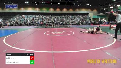 170 lbs Consi Of 32 #2 - Alexander Ortiz, De La Salle vs Shane Sanchez, Tokay Wrestling Club