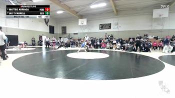 89 lbs Cons. Round 3 - Matteo Arriaga, Red Star Wrestling Academy vs Jay T Farrell, Spring Hills Wrestling