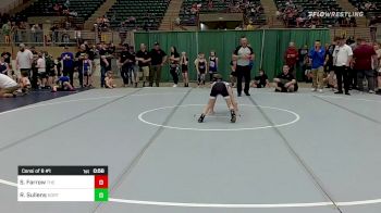 73 lbs Consi Of 8 #1 - Sammie Farrow, The Storm Wrestling Center vs Reid Sullens, North Hall Jr Trojans