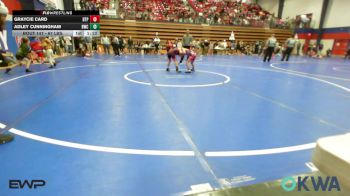 67 lbs Final - Graycie Card, Tulsa Blue T Panthers vs Adley Cunningham, Bartlesville Wrestling Club