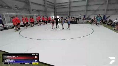 113 lbs Placement Matches (8 Team) - Olin Neuville, Wisconsin Blue vs Liam Davis, Team Florida