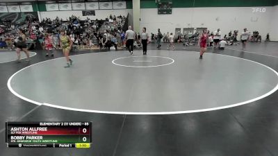 85 lbs Quarterfinal - Ashton Allfree, Sly Fox Wrestling vs Bobby Parker, Ste. Genevieve Youth Wrestling