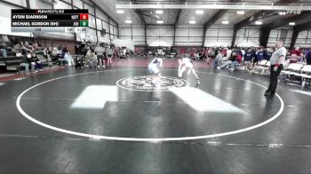 132 lbs Round 3 (8 Team) - Aydin Bjarnson, North Sanpete vs MIchael Gordon (SH), Juab B