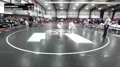 132 lbs Round 3 (8 Team) - Aydin Bjarnson, North Sanpete vs MIchael Gordon (SH), Juab B