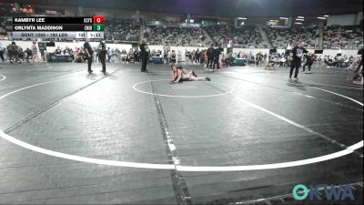 180 lbs Rr Rnd 5 - Kambyr Lee, Keystone Kids Wrestling Club vs Orlynta Maddison, Enid Junior High