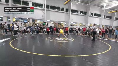 189 lbs Quarterfinal - Mathew Cmielewski, Farmingdale vs Aiden Ventresca, Gilbertsville
