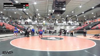 235 lbs 3rd Place - Mikyla White, Hilldale vs Camryn Eubanks, Durant High School Girls