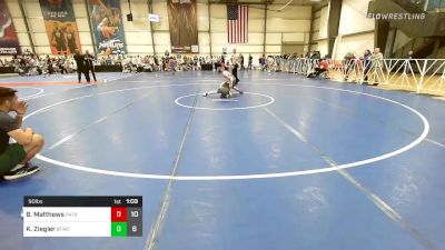 90 lbs Rr Rnd 1 - Bronson Matthews, Patriot USA Wrestling Club vs Kurt Ziegler, Bitetto Trained Wrestling