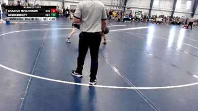 Silver 125 lbs Quarterfinal - Gavin Rockey, Wisconsin-Eau Claire vs Braxton Hutchinson, Southeastern Community College