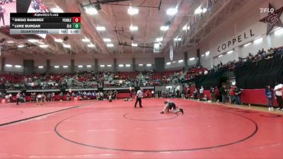 150 lbs Quarterfinal - Diego Ramirez, Pebble Hills vs Luke Burgar, Southlake Carroll