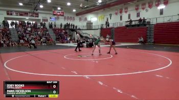 105 lbs 3rd Place Match - Zoey Rooks, Central DeWitt vs Paris Mickelson, Dubuque Hempstead